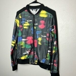 Puma Windbreaker zip up jacket multicolor medium jacket